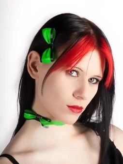 Latex hair bows