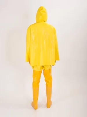 Latex rain jacket