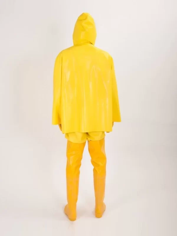 Latex rain jacket