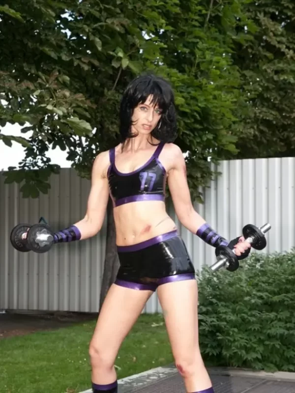 Latex Womens Sporty Hotpants