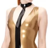 Latex Striped Victorian Collar