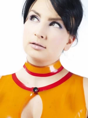 Latex Fiery Fox Collar