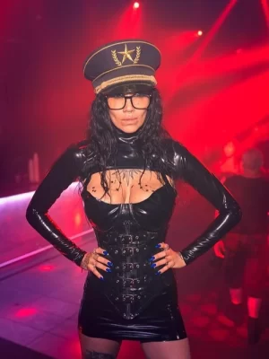 Latex Military Long sleeve Shrug