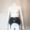 Latex Three Tier Peplum Belt