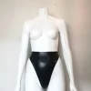 Latex Black panties