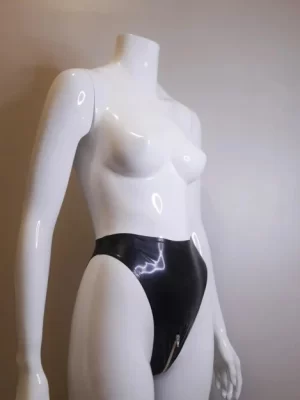 Latex Extreme High-waist Thong