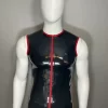Latex rain jacket