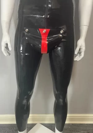 Latex Mens Leggings with Codpiece