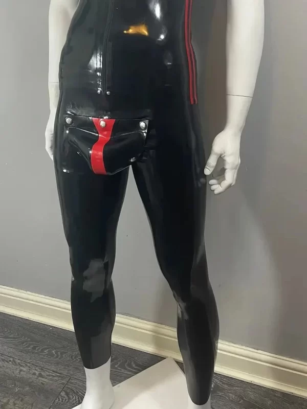 Latex Mens Leggings with Codpiece