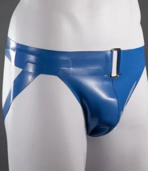 Latex Jockstrap with Ring on Waistband