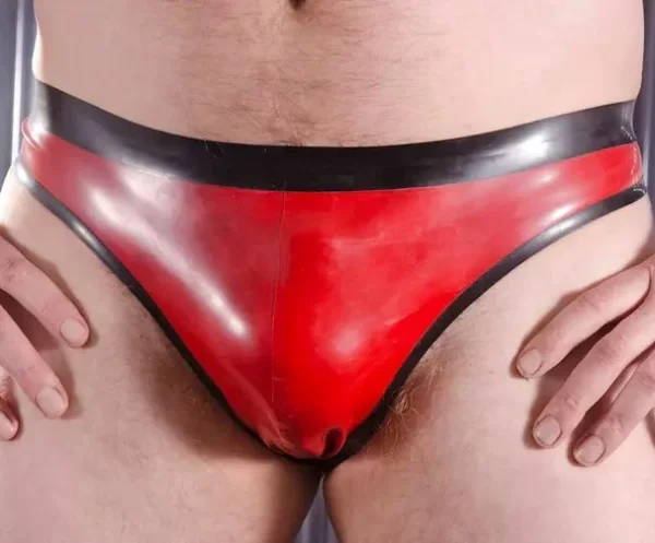 Latex Open Back or Jock style briefs