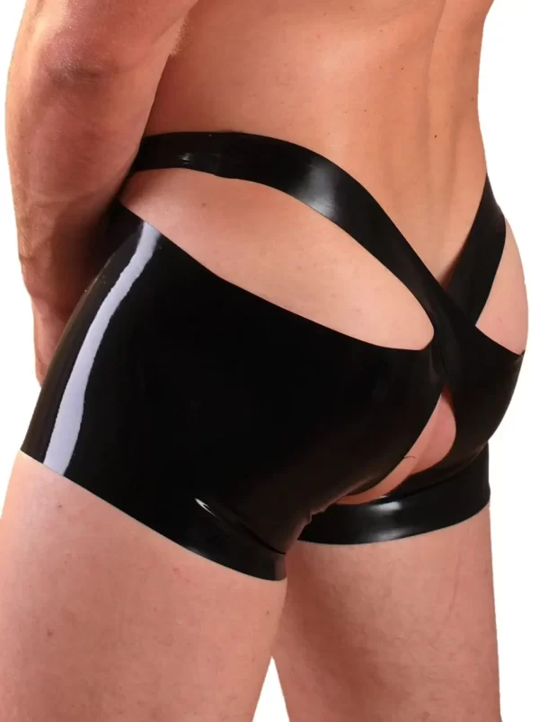 Latex Open Shorts