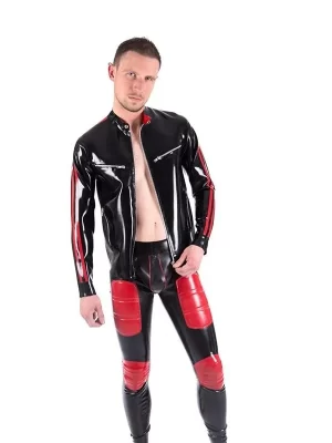 Latex Biker Jeans