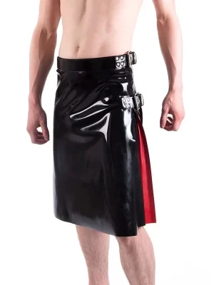 Latex Pleated Kilt