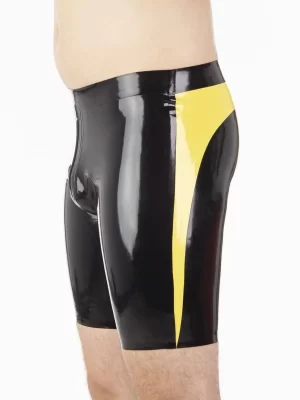 Latex Compression Shorts - Side panel & All-round Zip