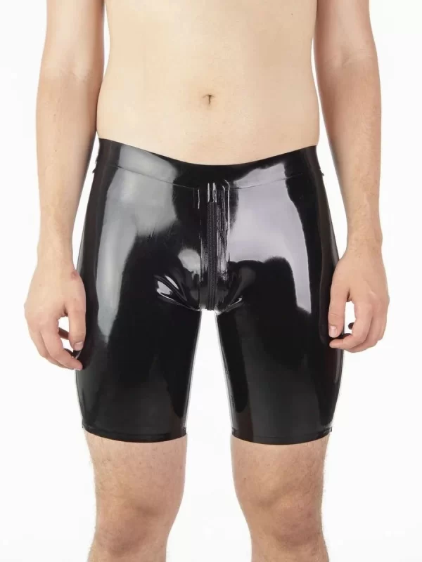 Latex Compression Shorts - Side panel & All-round Zip