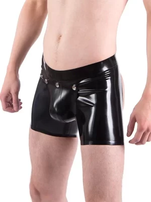 Latex Codpiece Boxer Shorts