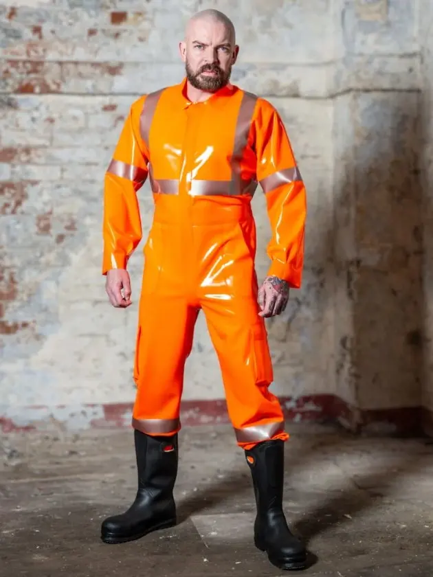 Latex Hi Vis Overalls Latex Hi Vis Overalls