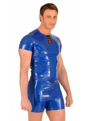 Latex T-Shirt Lace Up Front