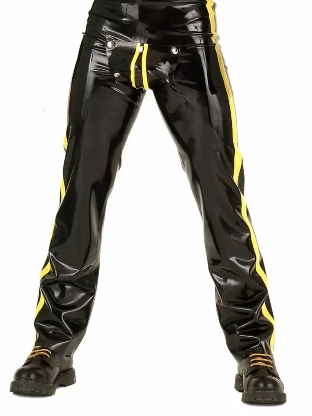 Latex Jeans With Cod Piece Latex Jeans With Cod Piece