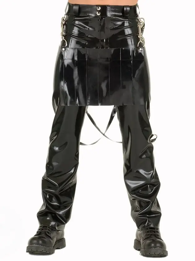 Latex Bondage Jeans Front Kilt Latex Bondage Jeans Front Kilt