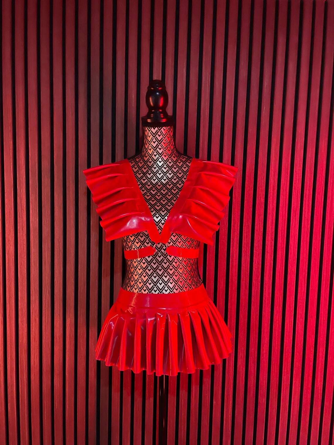 Latex skirt & top bundle Latex skirt & top bundle