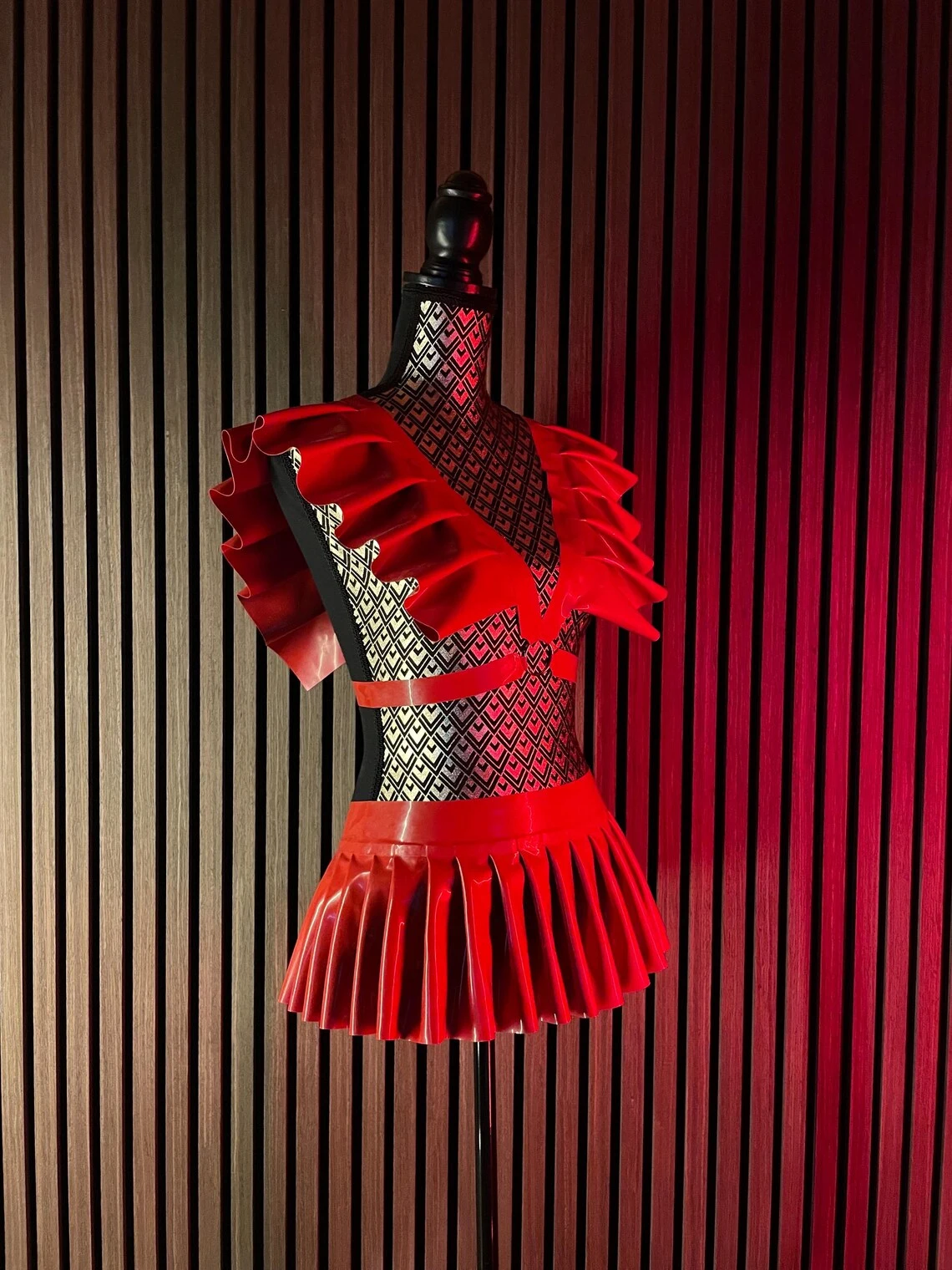 Latex skirt & top bundle Latex skirt & top bundle