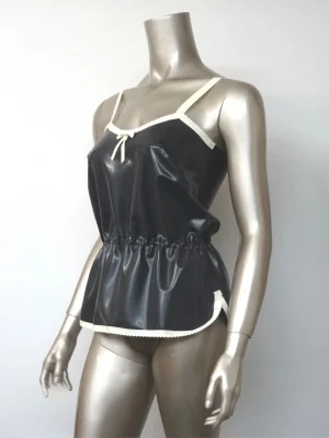 Latex Rubber Camisole Top with elasticated waist Latex Rubber Camisole Top with elasticated waist