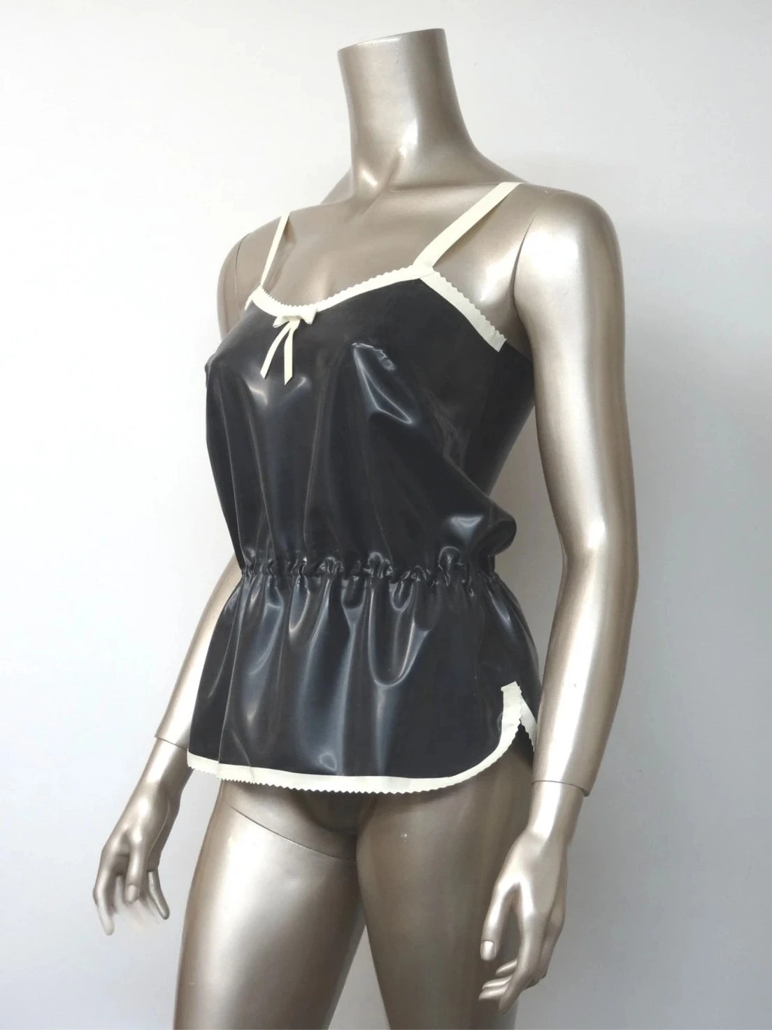 Latex Rubber Camisole Top with elasticated waist Latex Rubber Camisole Top with elasticated waist