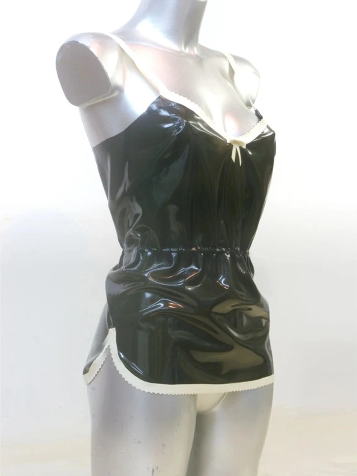 Latex Rubber Camisole Top with elasticated waist Latex Rubber Camisole Top with elasticated waist