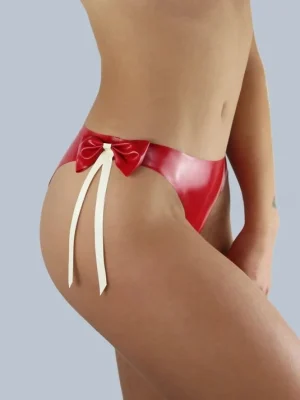 Latex Briefs With Bow