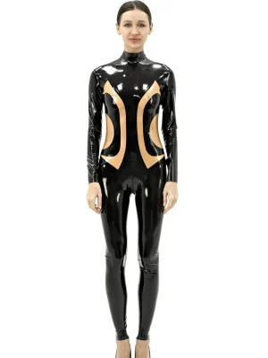 Latex Full-Length Catsuit with Back