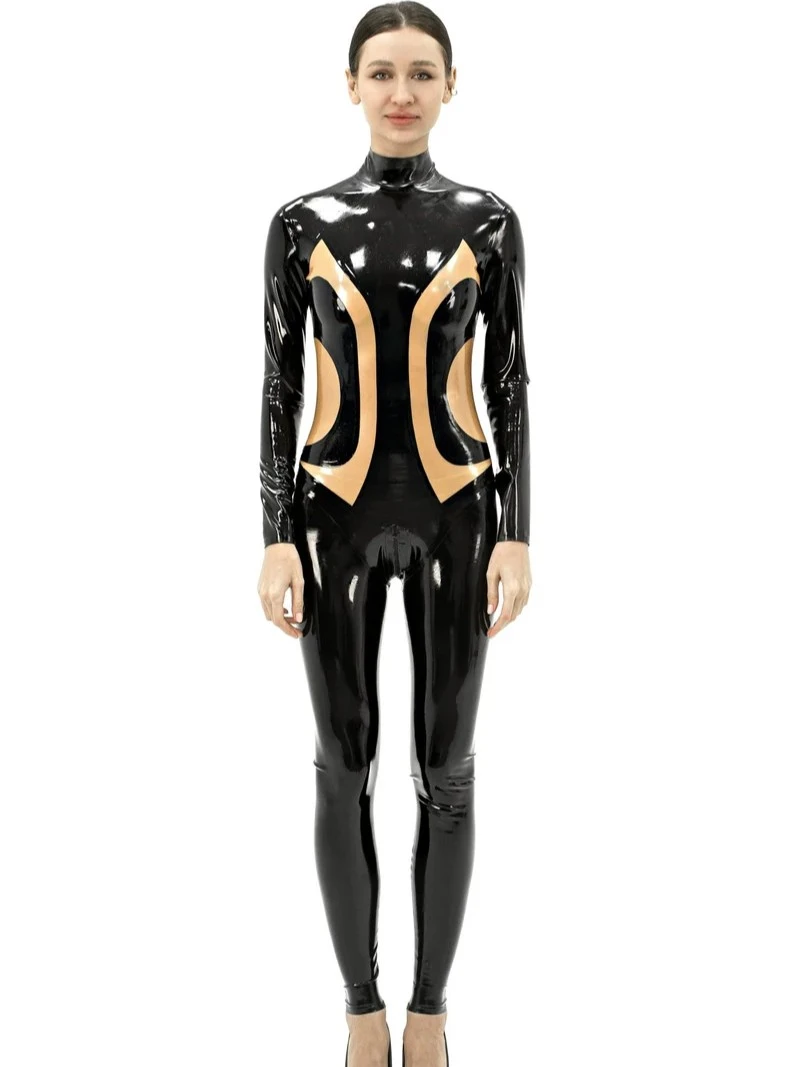 Latex Full-Length Catsuit with Back Latex Full-Length Catsuit with Back