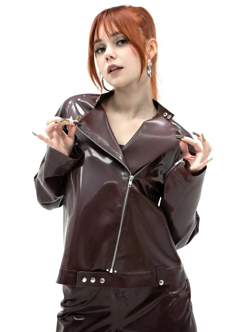 Latex Jacket with Zipper Latex Jacket with Zipper