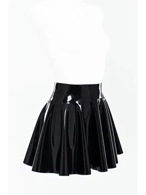 Latex fit and flare skirt Latex fit and flare skirt