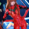 Latex White Asuka Tight Combat Suit