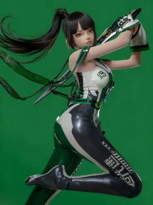 Latex Stellar Blade Eve Premium Tight Combat Suit