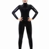 Classic Black Latex Catsuit with Sleek Design