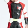 Latex Male Cdr Batwing Back Zip Catsuit
