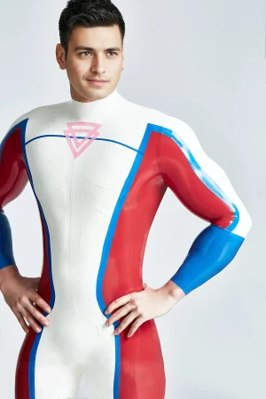 Latex Male Double Diamond Catsuit