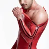 Latex Male Integral-ation Total Cover Suit (For thinner people)