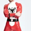 Latex Male Drone Back Zip Catsuit