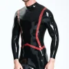 Latex Male Galactic Nebular Catsuit With Feet