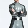 Latex Male Crossway Front Zip Catsuit
