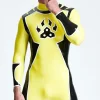 Latex Male Arrowhead Back Zip Catsuit