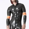 Latex Male Polymorph Back Zip Catsuit