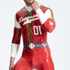 Latex Male Tangled Web Back Zip Catsuit