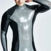 Latex Male Hooded Heavy Latex Industrial Enclosure Suit