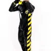 Latex Male Zombie Biohazard Haz Mat Style Latex Protection Suit