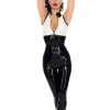 Lavish Lace Latex Catsuit